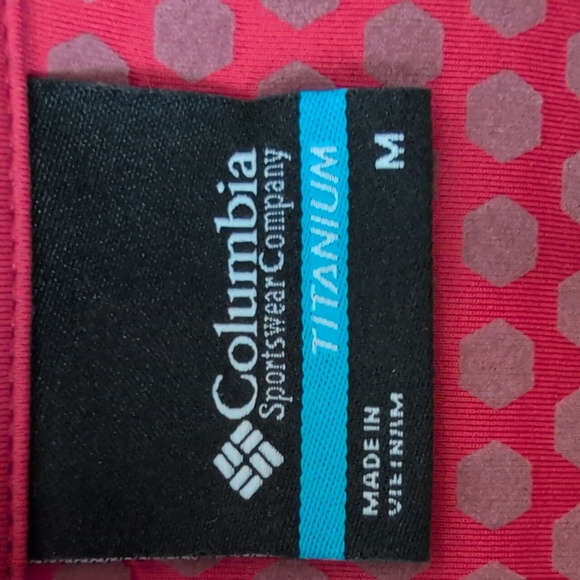 Columbia Crystal Leaf Omni-Heat Helix full-zip jacket, Red/Salmon, Ladies Medium - Picture 2 of 9